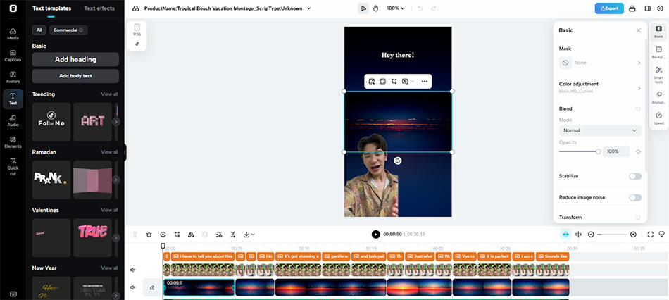 Make Viral Reaction-Style Clips via Free AI Video Editor