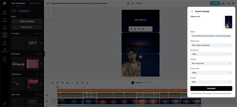 Make Viral Reaction-Style Clips via Free AI Video Editor