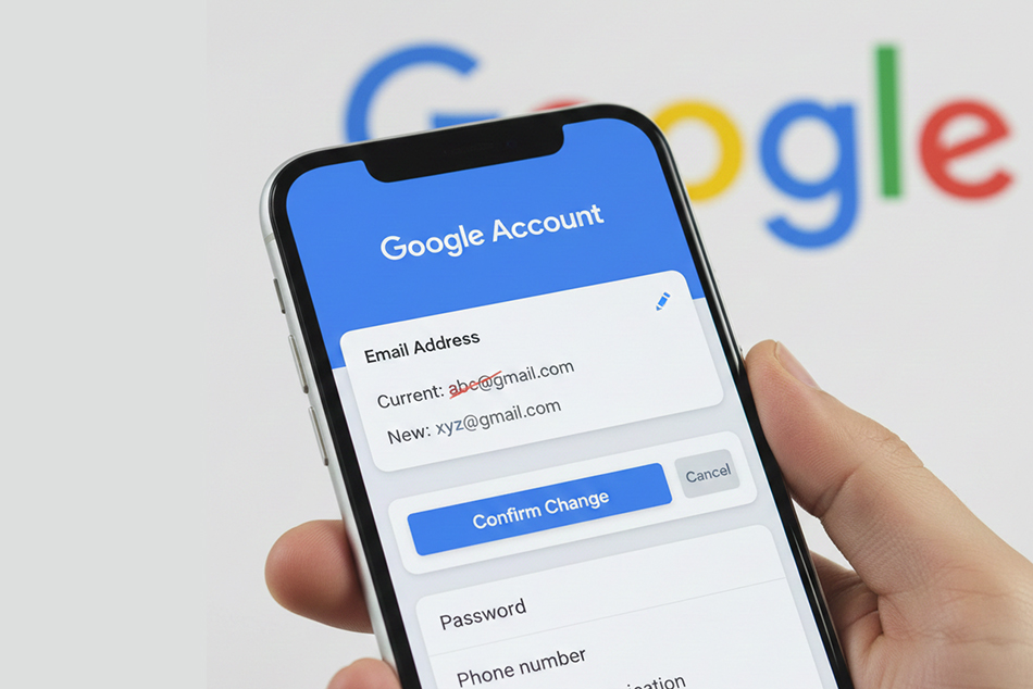 Explained: How to change gmail.com email address