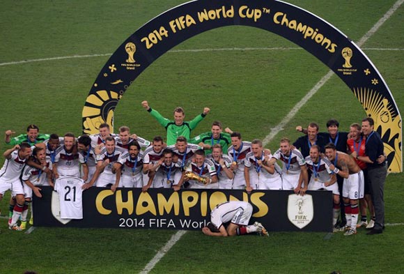 Germany after winning world cup