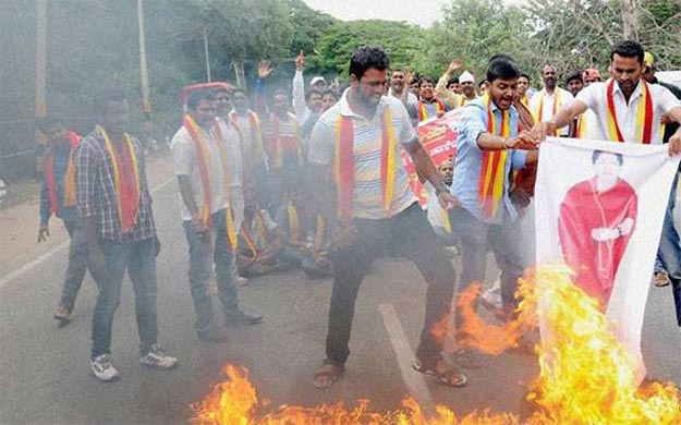 Cauvery Water Protest