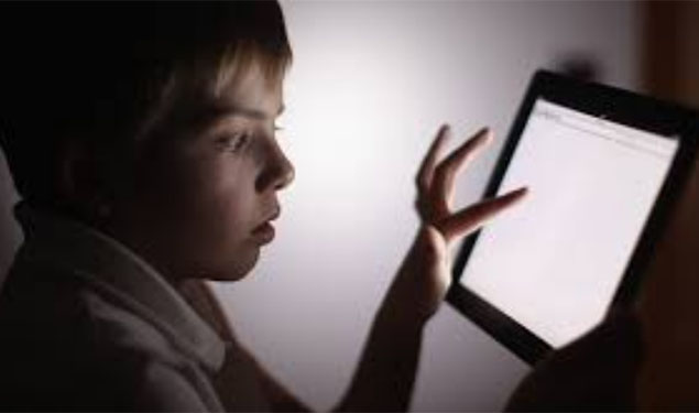 Kids using Tablets