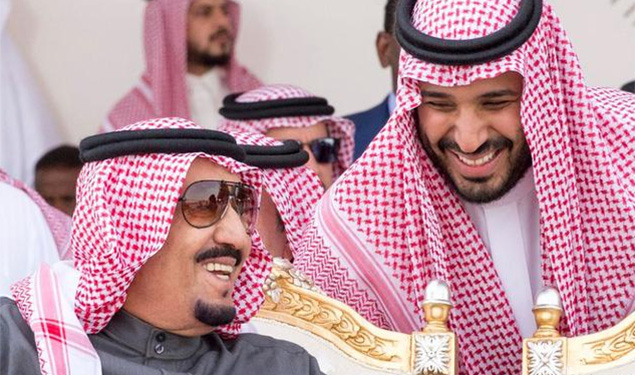 King Salman and Prince Mohammed