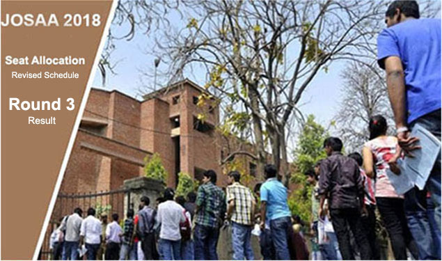 JoSAA Round 3 Seat Allotment Result