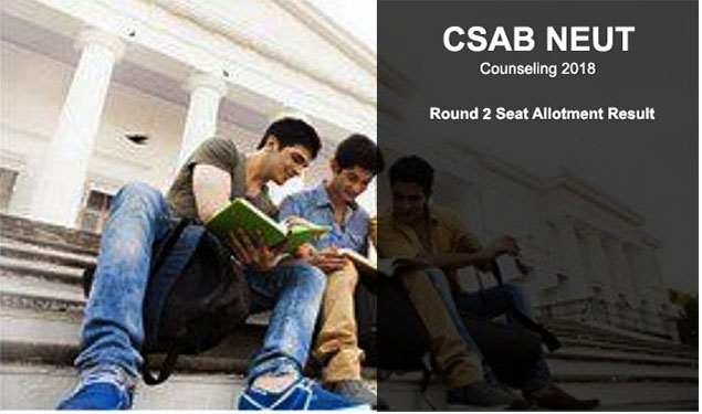 CSAB 2018 Round 2 Counseling Result
