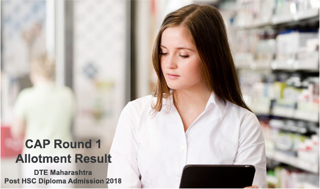 DTE Maharashtra Post HSC Diploma Round 1 Result 2018