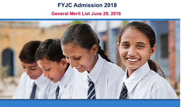 FYJC 2018 Mumbai MMR General Merit List