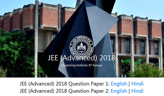JEE Advanced Question Paper