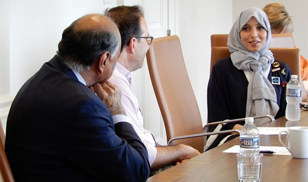 Saudi Businesswomen with Frank Islam