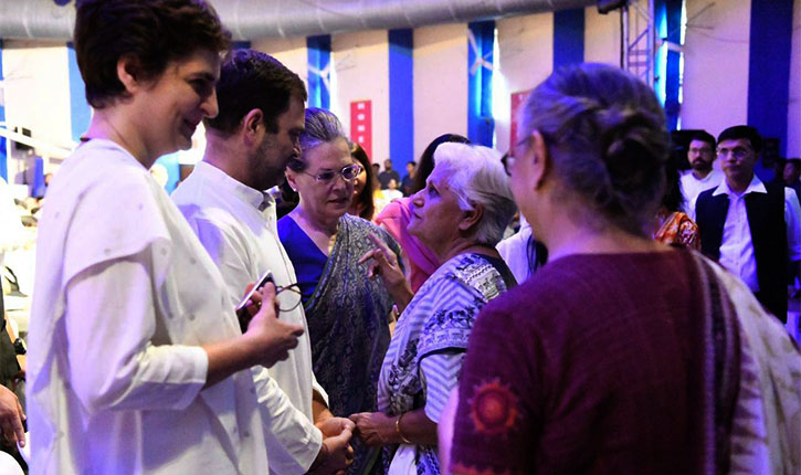 Sonia Gandhi as Congress Chief