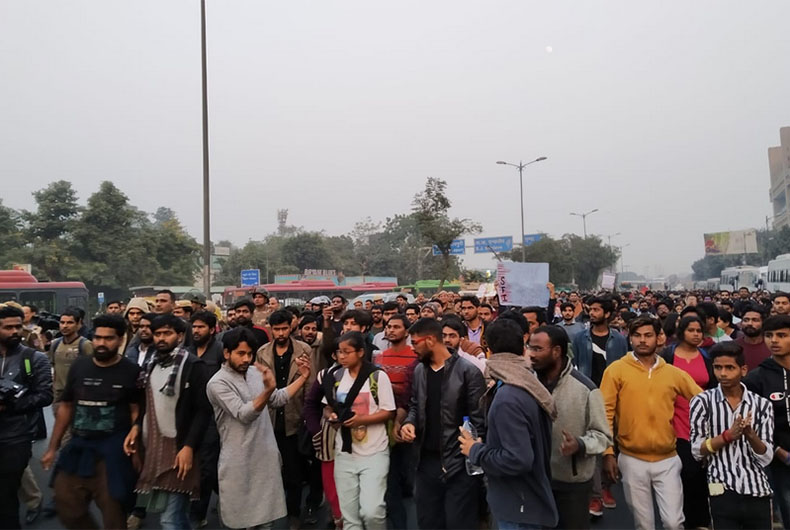 JNU Exam Boycott
