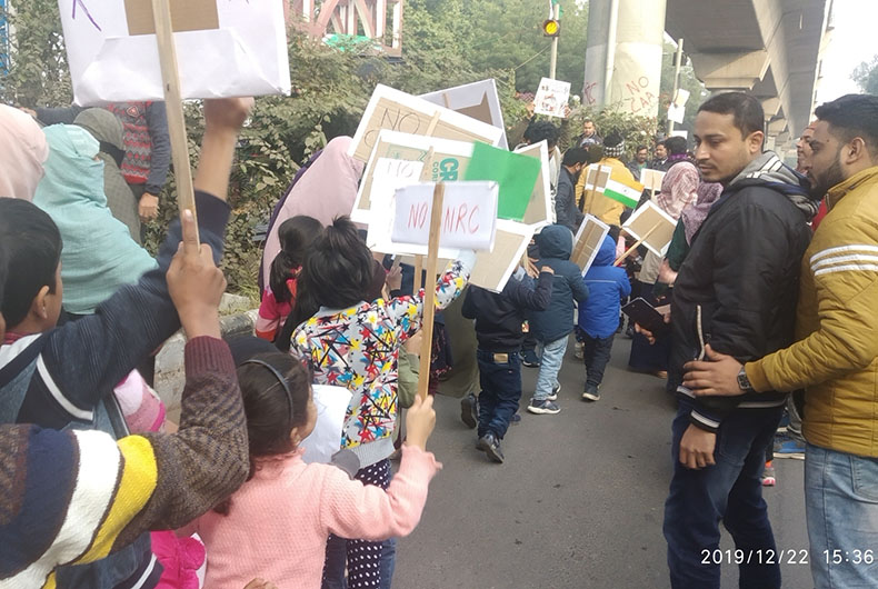 Anti CAA Protest in wedding
