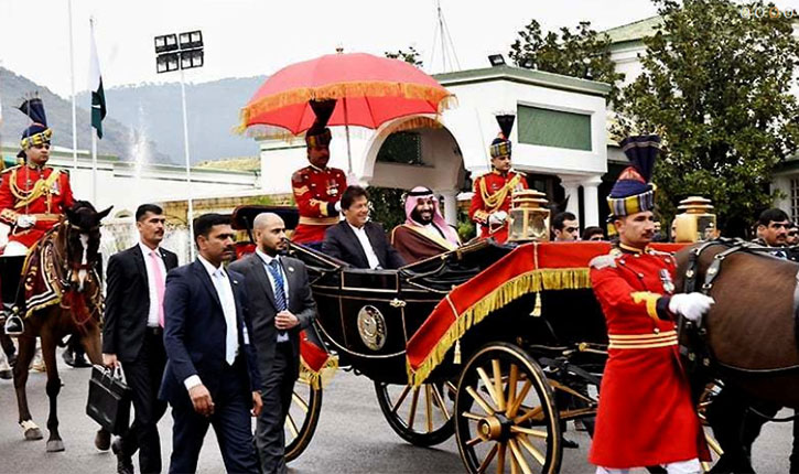 Mohammed bin Salman in Pakistan
