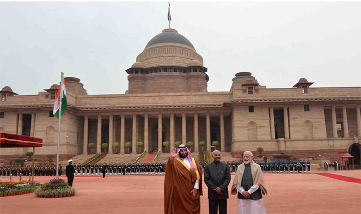 Mohammed bin Salman in India