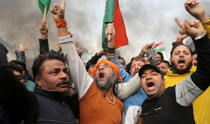 Attack on Kashmiri Muslims