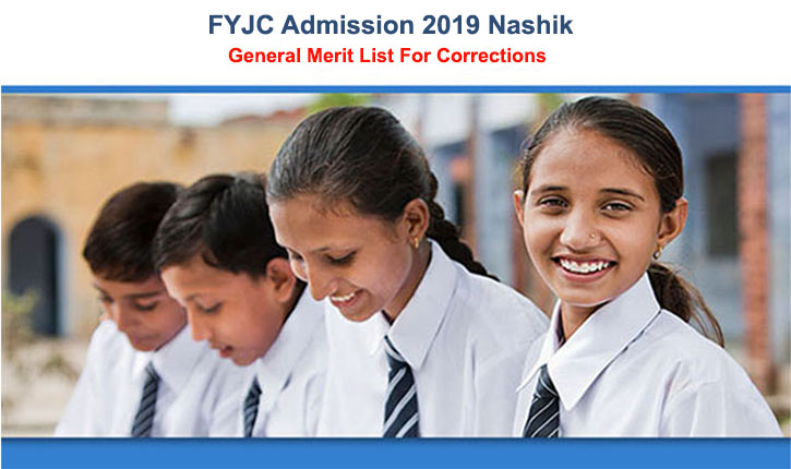 FYJC Nashik Merit List For Correction