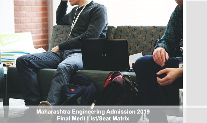 Mahrashtra BE/B Tech Merit List 2019