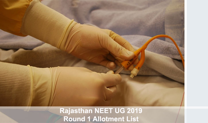 Rajsthan NEET UG 2019 Round 1 Allotment