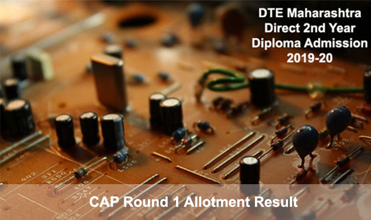 Maharashtra Post HSC Diploma CAP Round 1 Result 2019