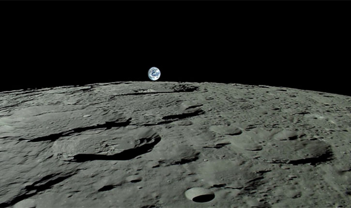 Planet Earth from Moon