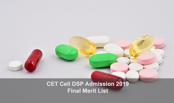 CET Cell DSP19 Final Merit List