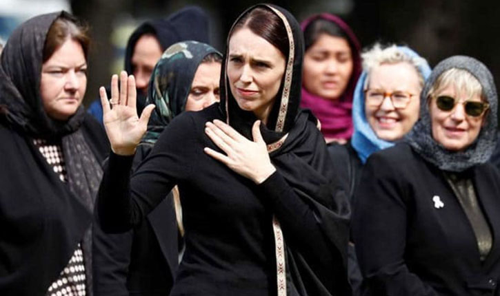New Zealand Prime Minister in Headscarf