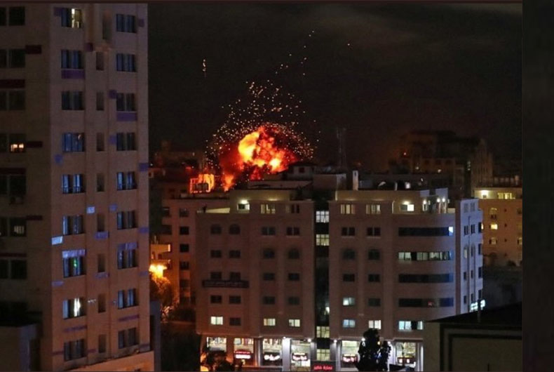 Israeli air-raids on Gaza