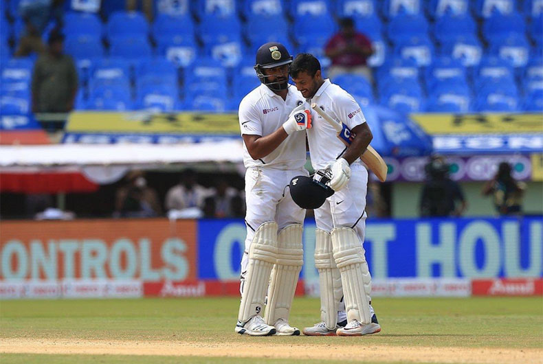 India vs South Africa second tes score