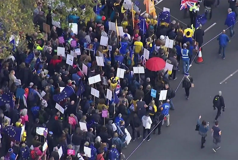Brexit Protest London Today