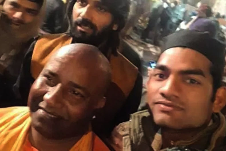 Adiyanath's brother at Shaheen Bagh