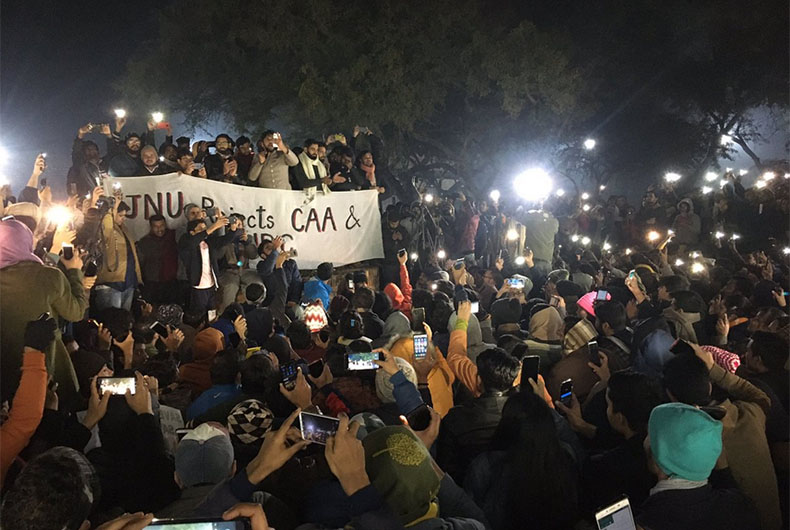 JNUSU Protest