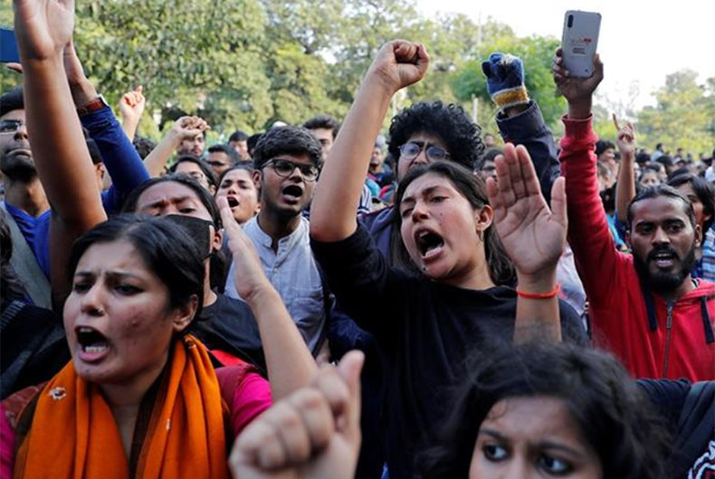 Protest against CAA NRC