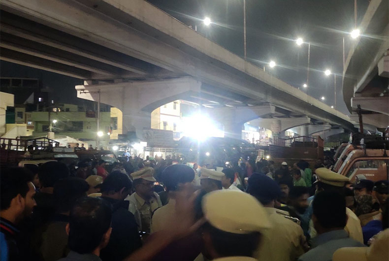 Hyderabad Flash Protest