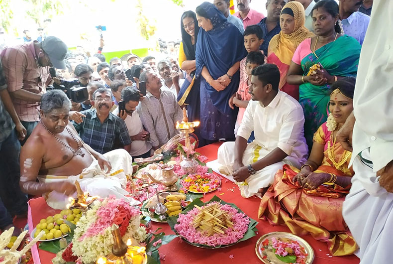 Hindu Wedding in Kerala Mosque