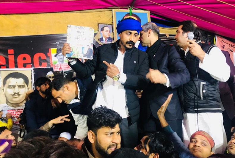 Chandrashekhar Azad visits Shaheen Bagh