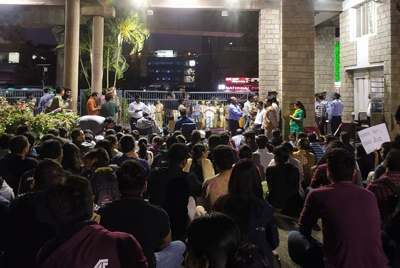 IIM Bangalore Protest against NRC
