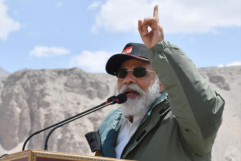 Modi's visit to Leh