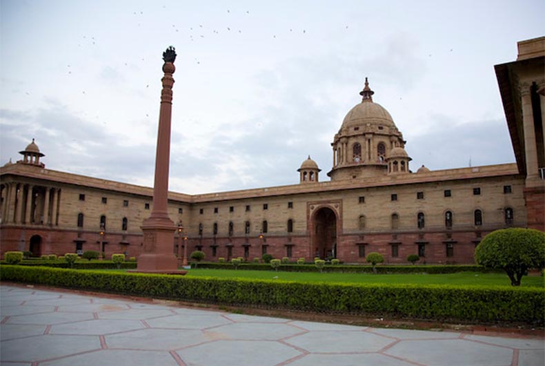 South Block Delhi Corona News