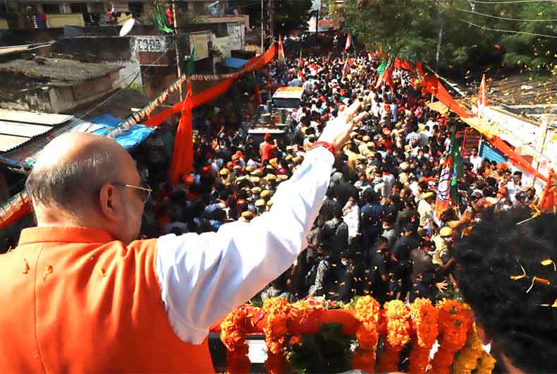 Amit Shah in Hyderabad