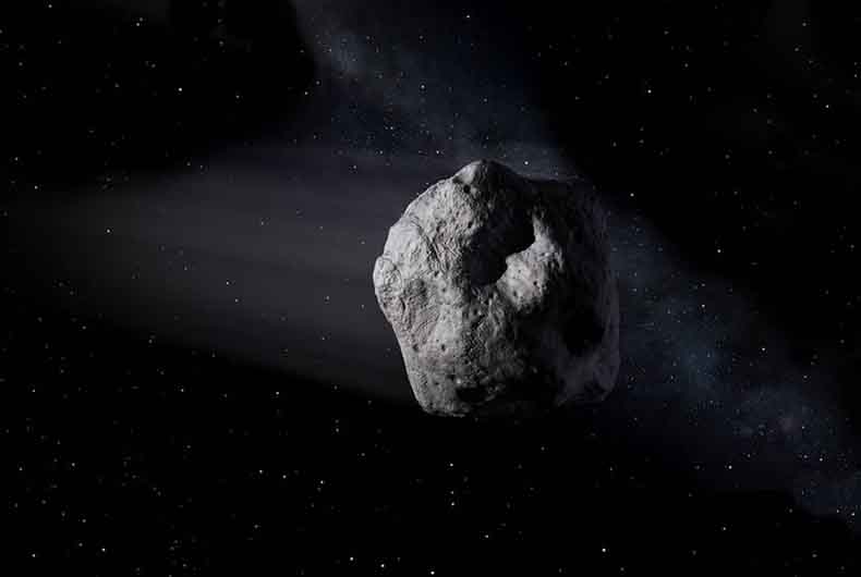 Airplane size asteroid
