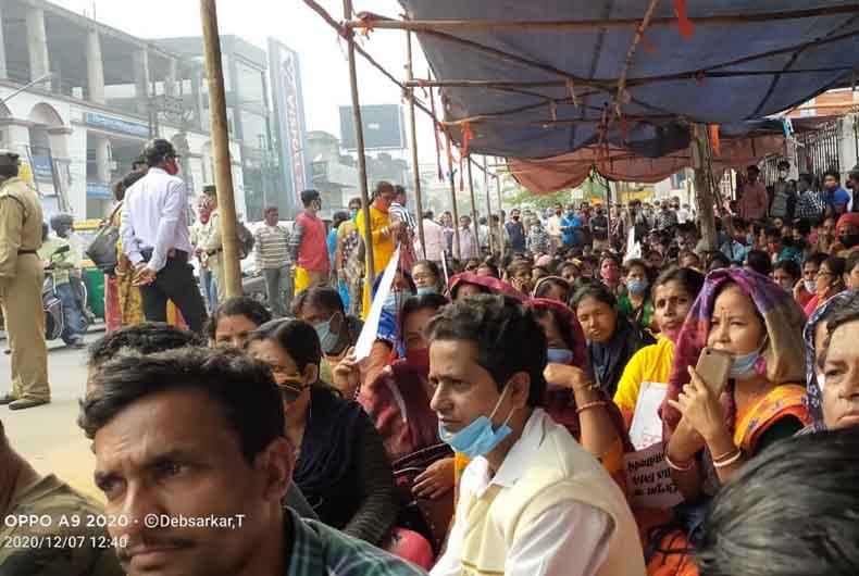 Tripura Teachers Protest
