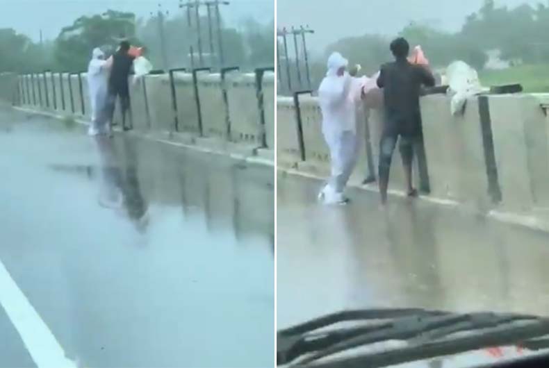 Dead Body thrown into river