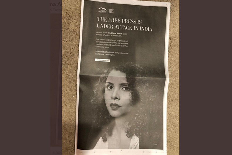 HC order on Rana Ayyub