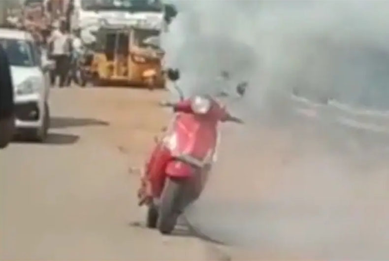 EV Scooter Fire