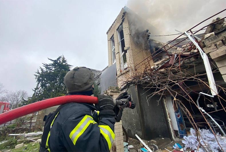 Cities across Ukraine under massive Russian missile attacks