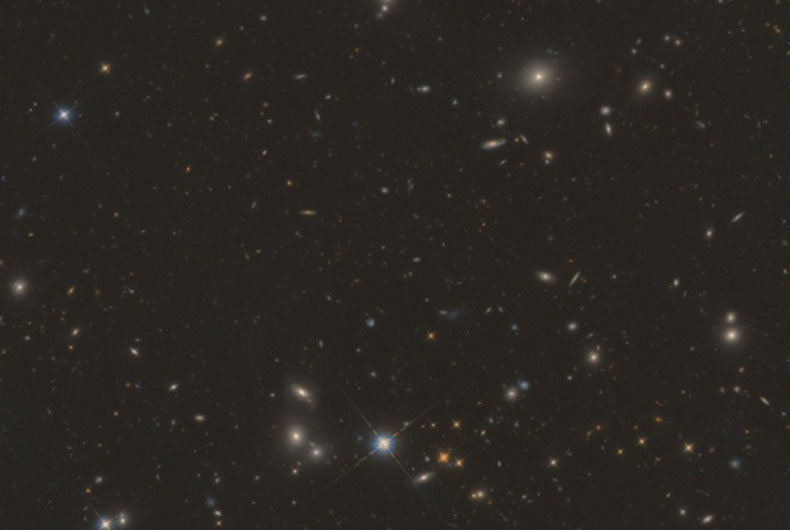 Hubble image of rarest galaxies
