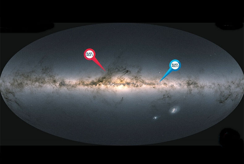 ESA's Gaia spacecraft discovers closest ever black holes to Earth