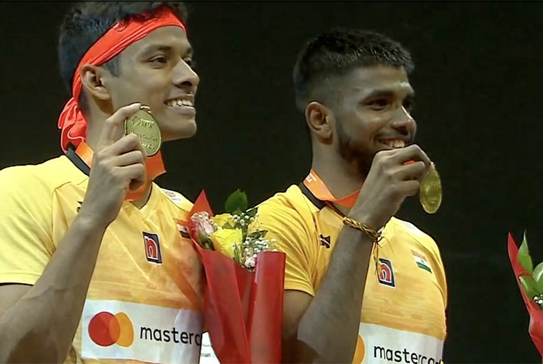 Satwik-Chirag win India 2nd Gold in Asian Badminton Championships