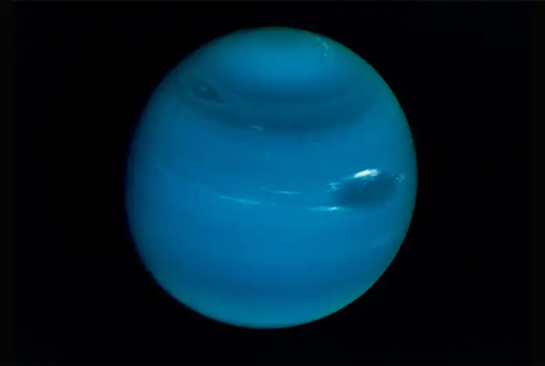 In a first, mysterious dark spot detected on Neptune