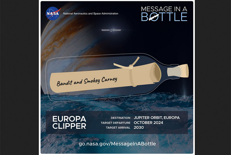 Now, get your name stencilled on NASA's Europa Clipper spacecraft